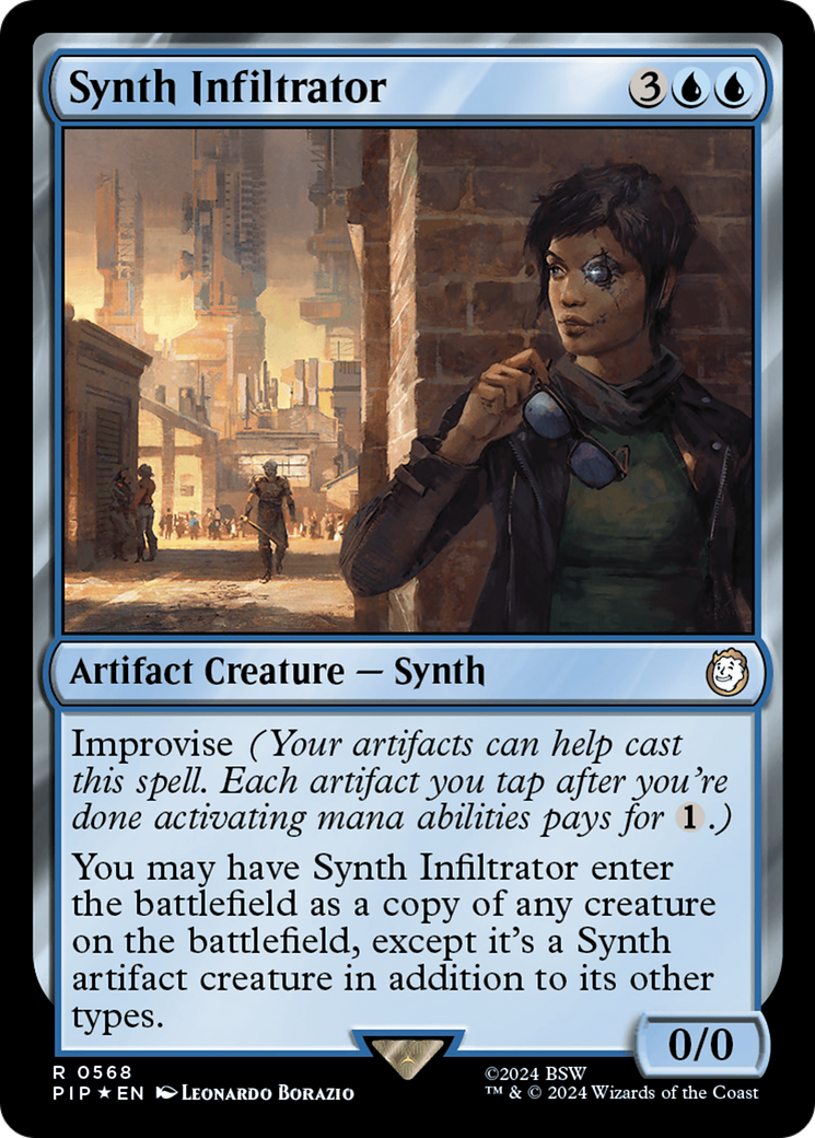 Synth Infiltrator (Surge Foil) [Fallout] | The Clever Kobold