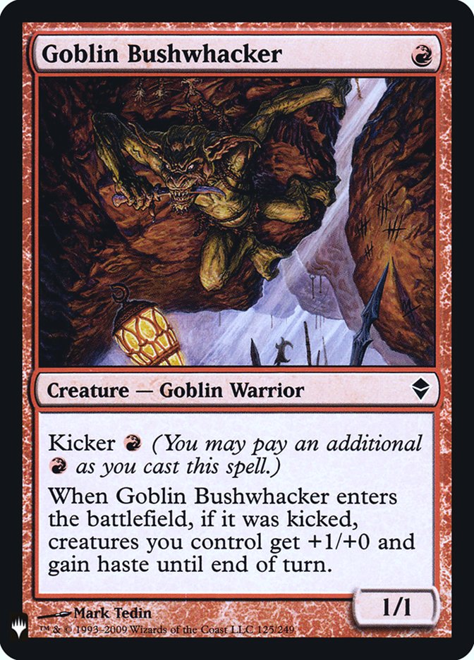 Goblin Bushwhacker [Mystery Booster] | The Clever Kobold