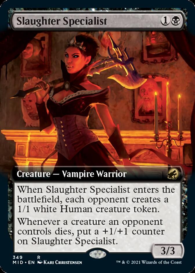 Slaughter Specialist (Extended Art) [Innistrad: Midnight Hunt] | The Clever Kobold