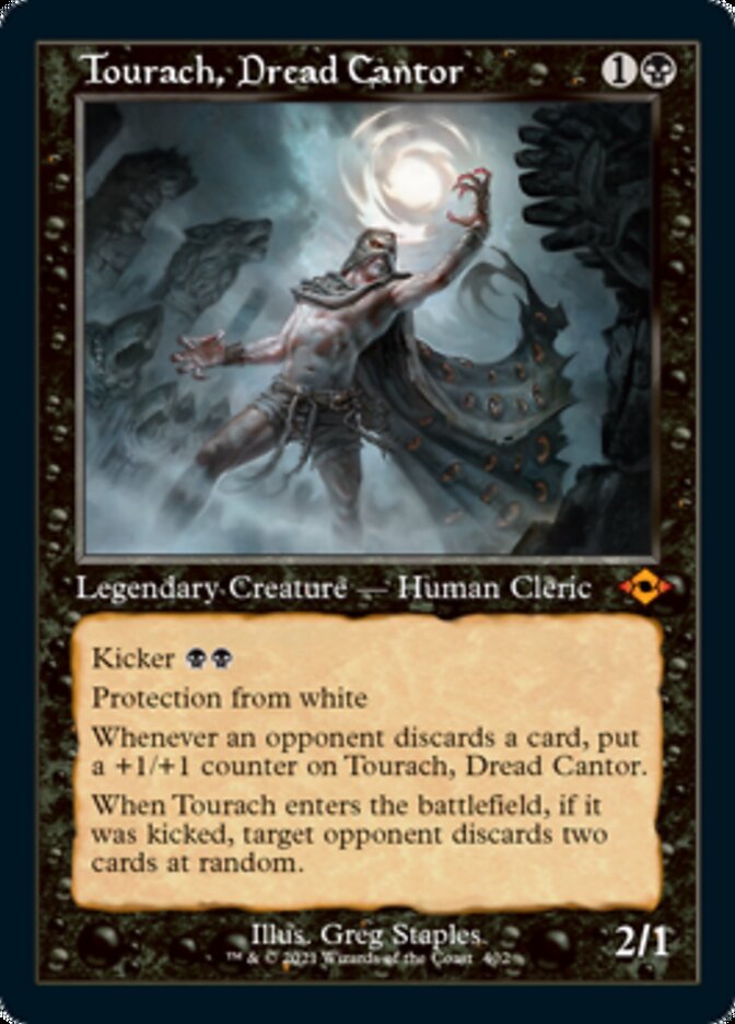 Tourach, Dread Cantor (Retro Foil Etched) [Modern Horizons 2] | The Clever Kobold