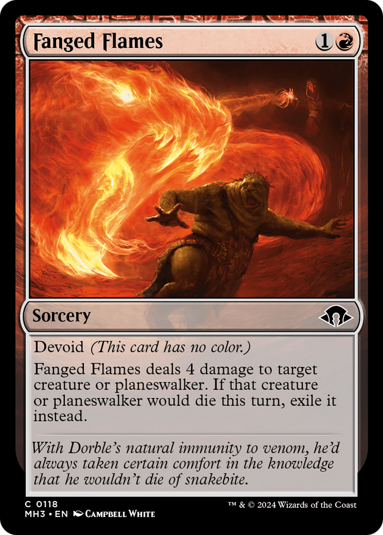 Fanged Flames [Modern Horizons 3] | The Clever Kobold