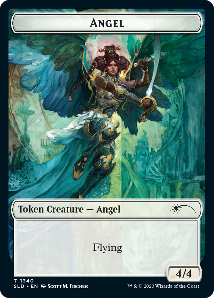 Angel // Spirit Double-Sided Token [Secret Lair Drop Series] | The Clever Kobold