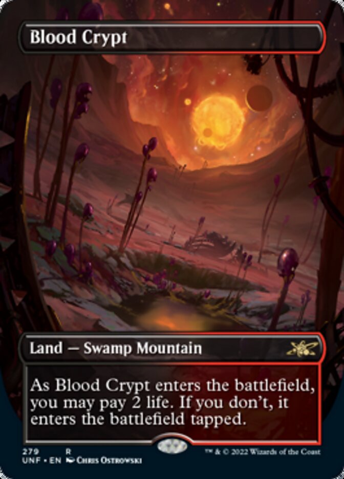 Blood Crypt (Borderless) [Unfinity] | The Clever Kobold