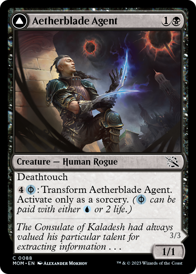 Aetherblade Agent // Gitaxian Mindstinger [March of the Machine] | The Clever Kobold