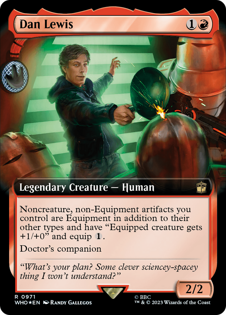 Dan Lewis (Extended Art) (Surge Foil) [Doctor Who] | The Clever Kobold