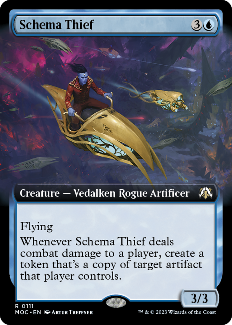 Schema Thief (Extended Art) [March of the Machine Commander] | The Clever Kobold