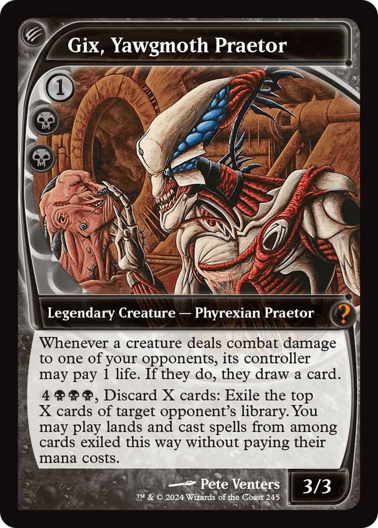 Gix, Yawgmoth Praetor (Future Sight) [Mystery Booster 2] | The Clever Kobold