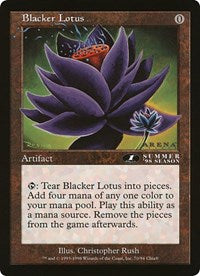 Blacker Lotus (Oversized) [Oversize Cards] | The Clever Kobold