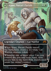 Ajani, Nacatl Pariah // Ajani, Nacatl Avenger (Borderless) (Textured Foil) [Modern Horizons 3] | The Clever Kobold