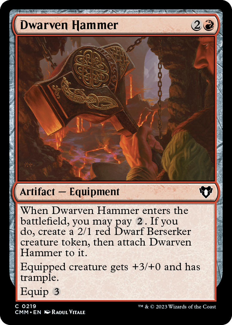 Dwarven Hammer [Commander Masters] | The Clever Kobold