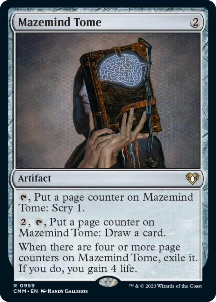 Mazemind Tome [Commander Masters] | The Clever Kobold