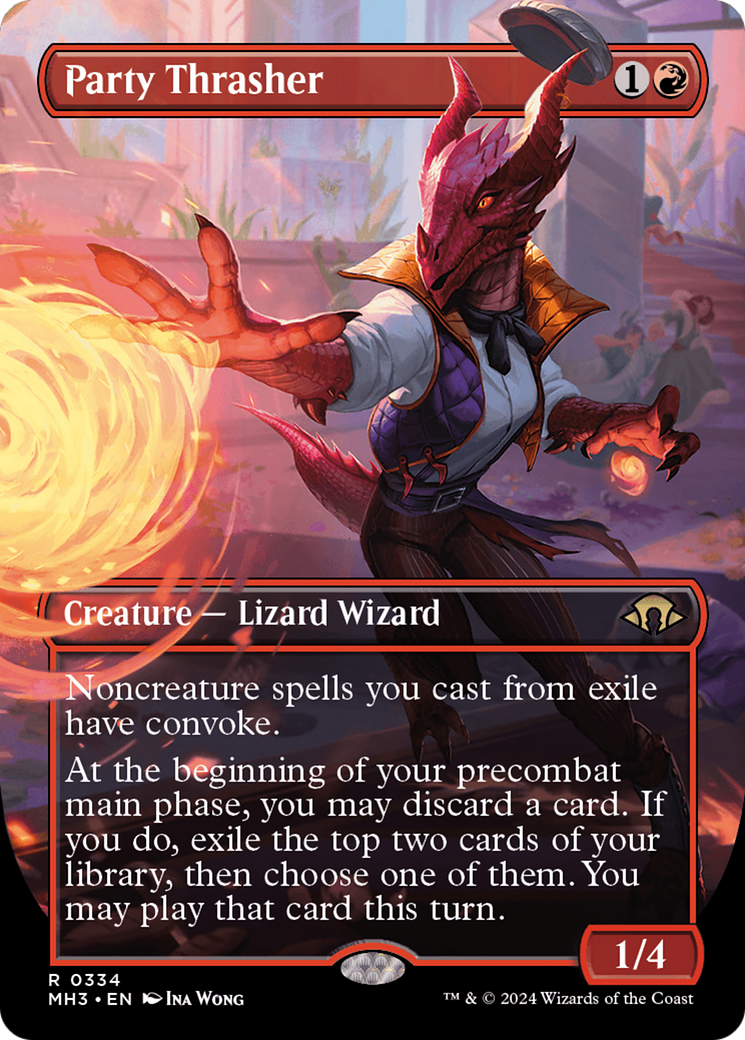 Party Thrasher (Borderless) [Modern Horizons 3] | The Clever Kobold