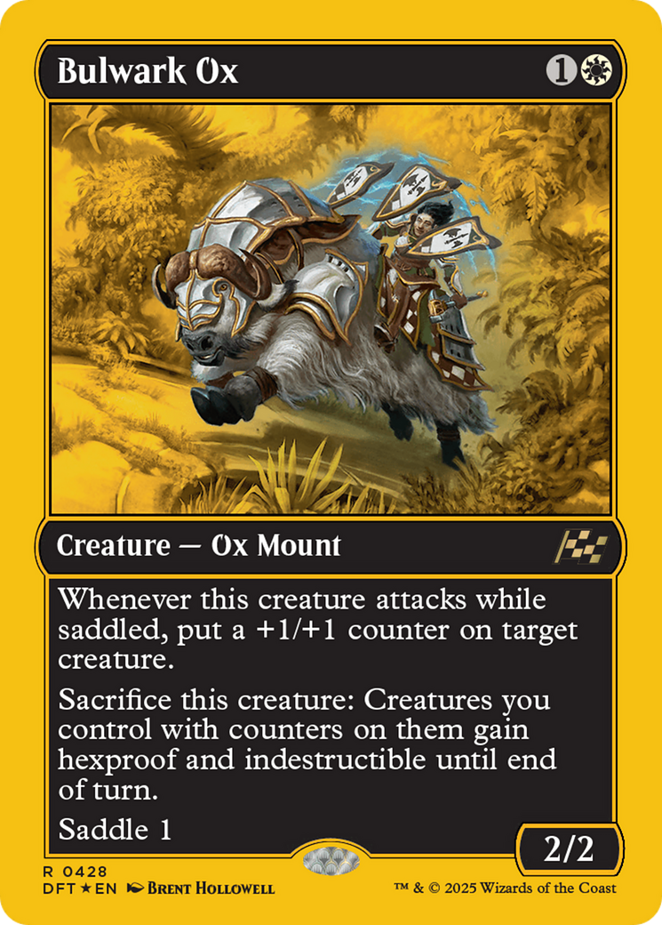 Bulwark Ox (First-Place Foil) [Aetherdrift] | The Clever Kobold