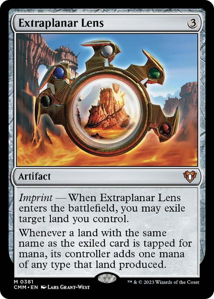 Extraplanar Lens [Commander Masters] | The Clever Kobold