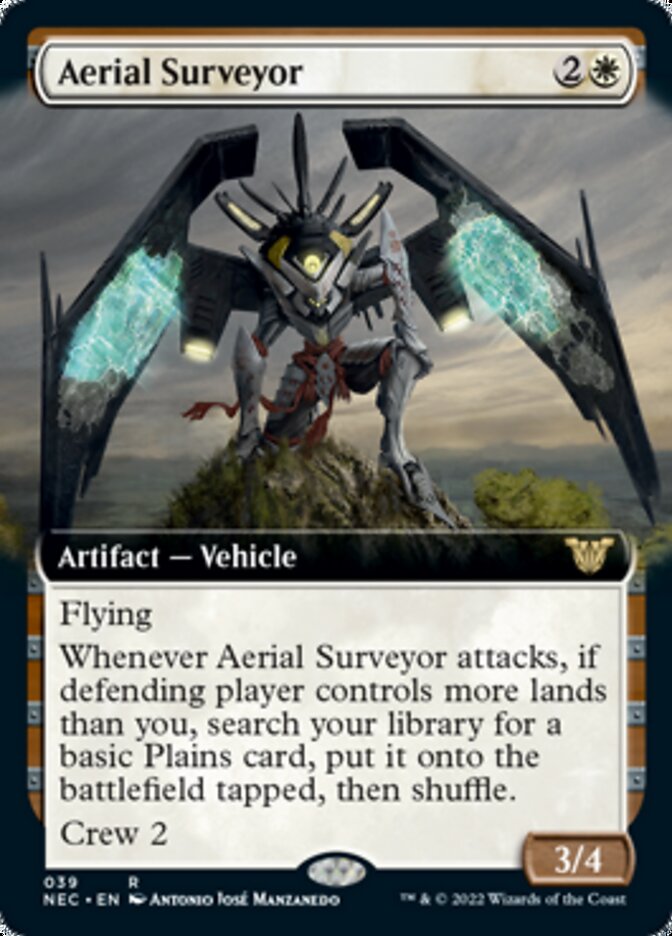 Aerial Surveyor (Extended Art) [Kamigawa: Neon Dynasty Commander] | The Clever Kobold