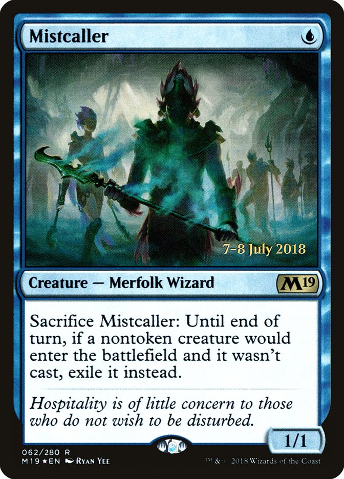 Mistcaller [Core Set 2019 Prerelease Promos] | The Clever Kobold