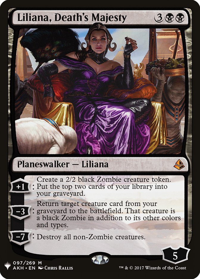 Liliana, Death's Majesty [The List] | The Clever Kobold