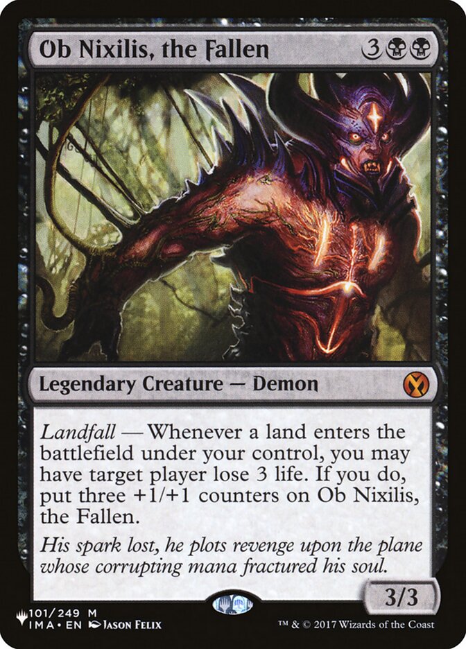 Ob Nixilis, the Fallen [The List] | The Clever Kobold