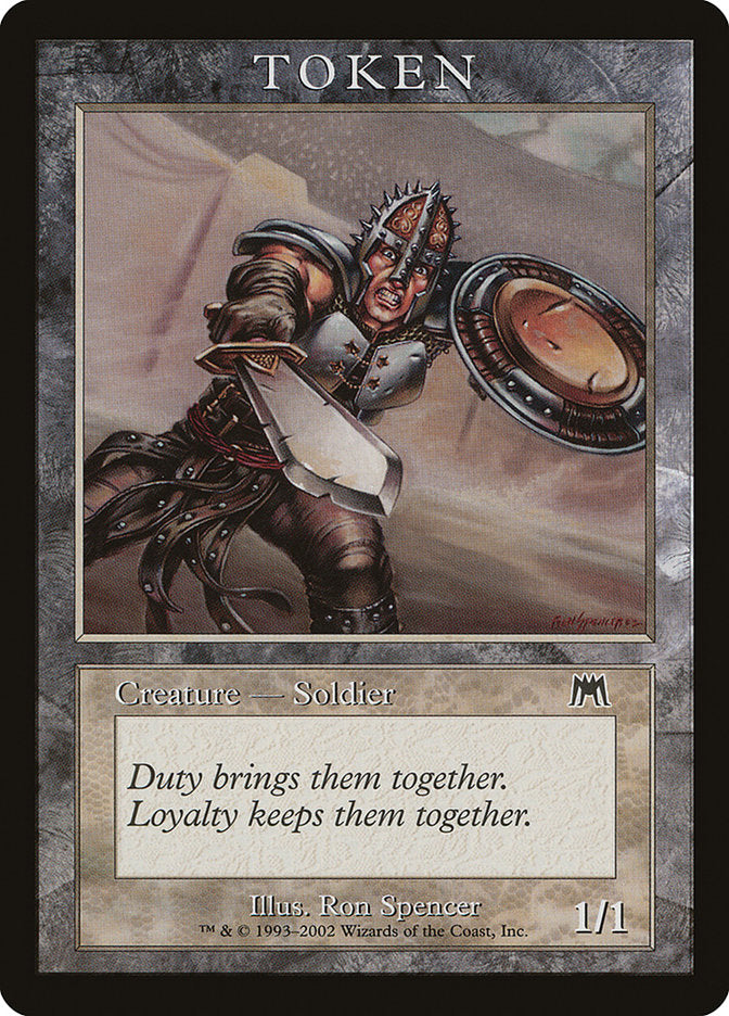 Soldier Token [Magic Player Rewards 2002] | The Clever Kobold