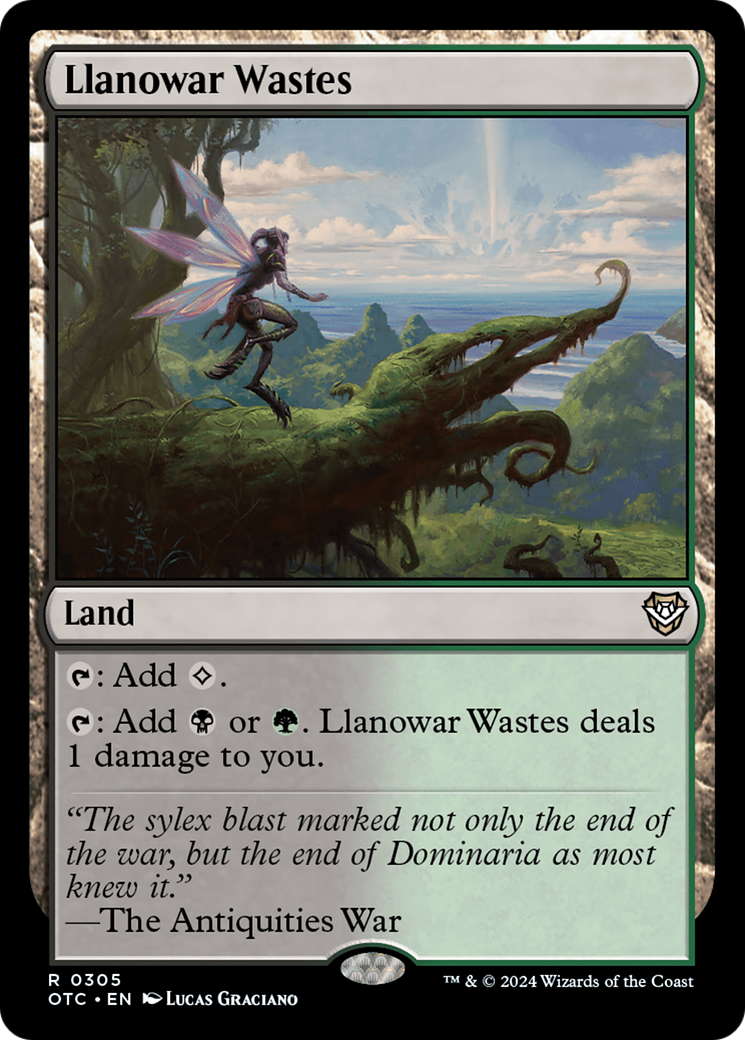 Llanowar Wastes [Outlaws of Thunder Junction Commander] | The Clever Kobold