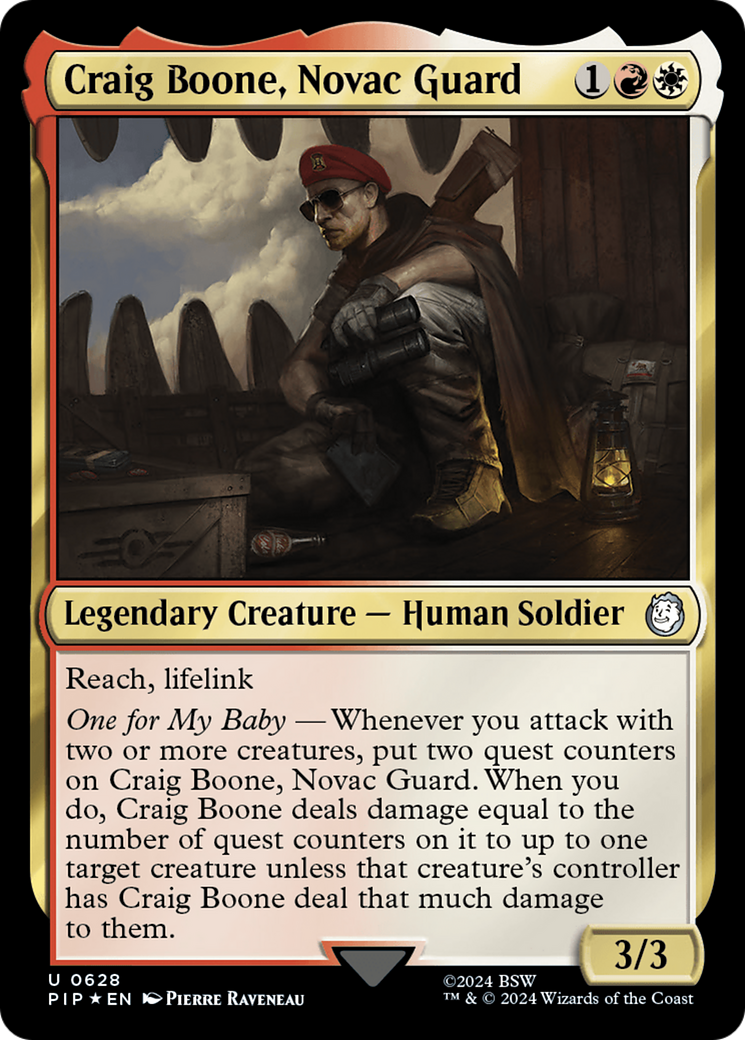 Craig Boone, Novac Guard (Surge Foil) [Fallout] | The Clever Kobold