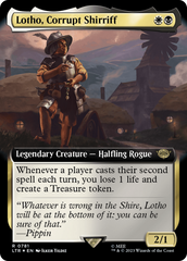 Lotho, Corrupt Shirriff (Extended Art) (Surge Foil) [The Lord of the Rings: Tales of Middle-Earth] | The Clever Kobold