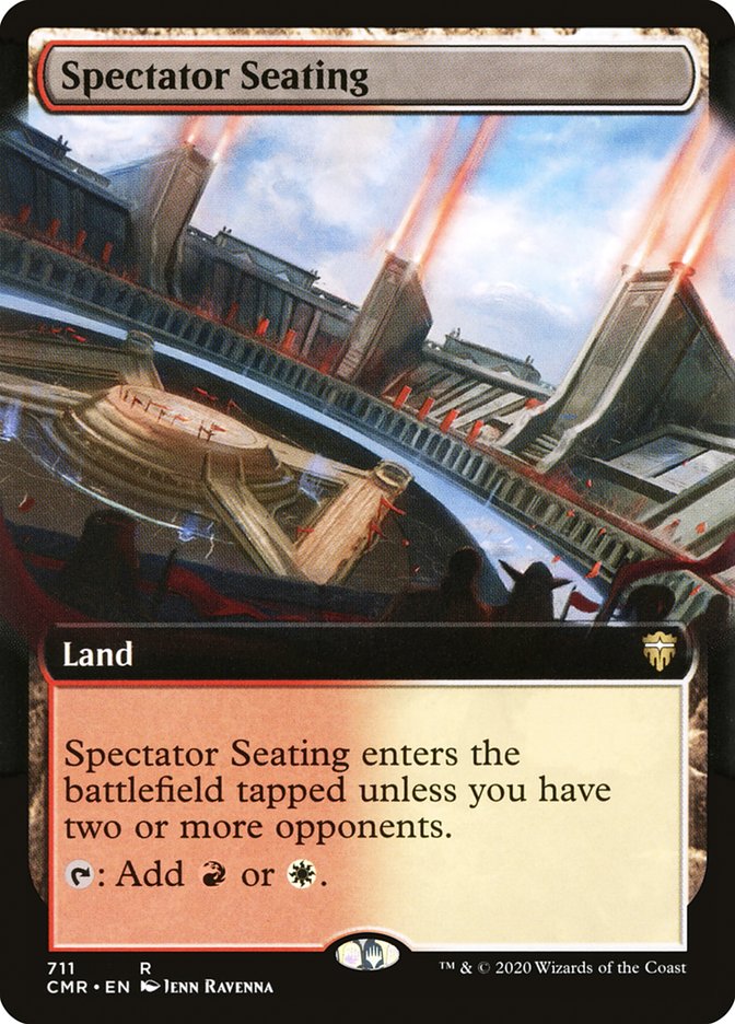 Spectator Seating (Extended Art) [Commander Legends] | The Clever Kobold