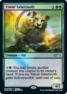 Temur Sabertooth [Year of the Tiger 2022] | The Clever Kobold