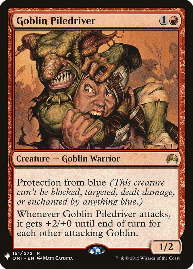 Goblin Piledriver [Mystery Booster] | The Clever Kobold