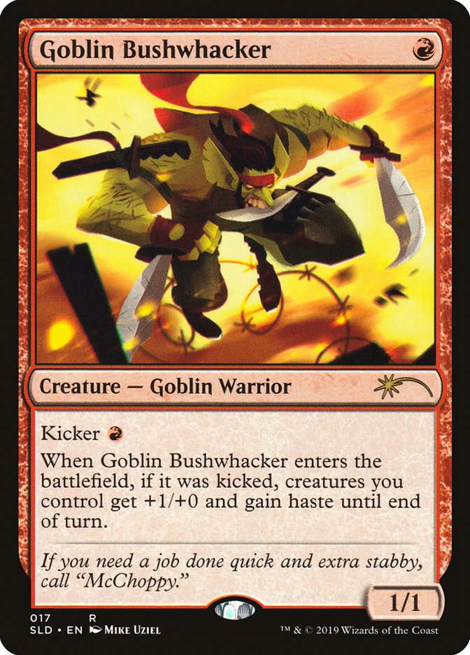 Goblin Bushwhacker [Secret Lair Drop Series] | The Clever Kobold