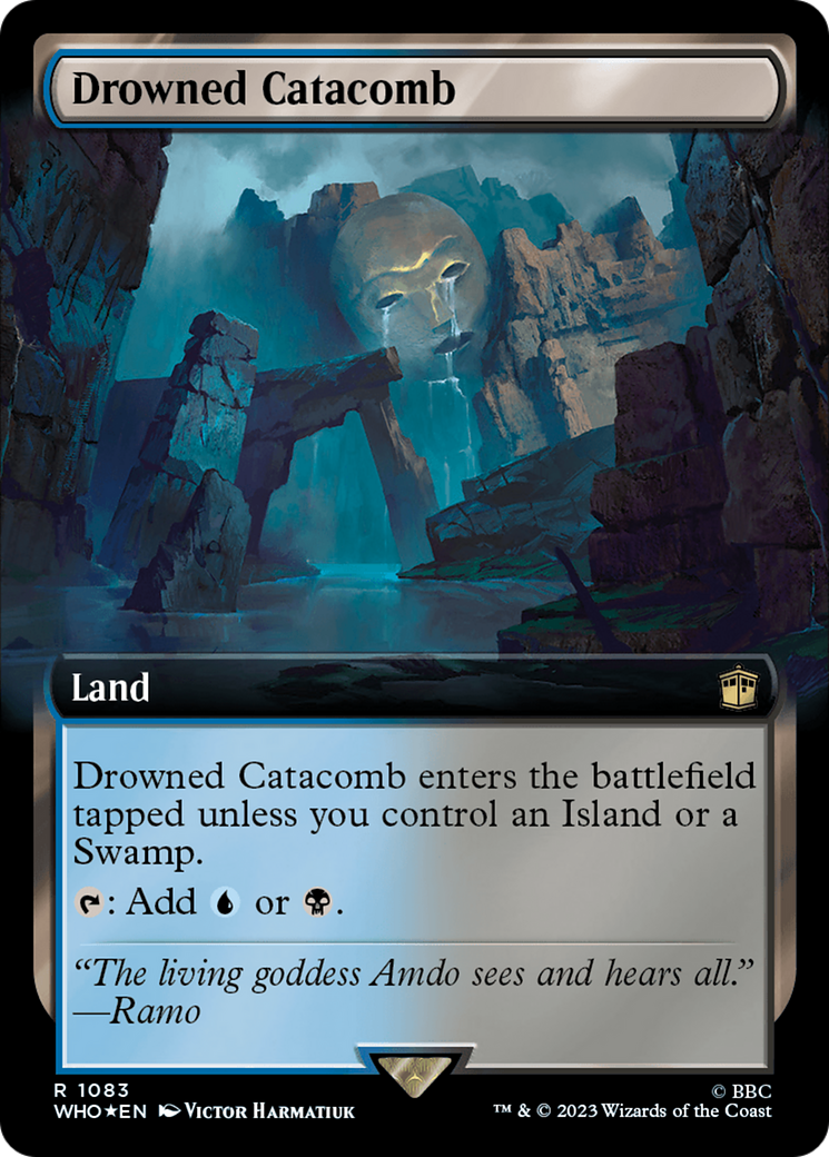 Drowned Catacomb (Extended Art) (Surge Foil) [Doctor Who] | The Clever Kobold