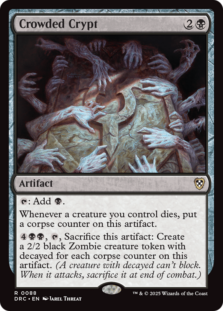 Crowded Crypt [Aetherdrift Commander] | The Clever Kobold