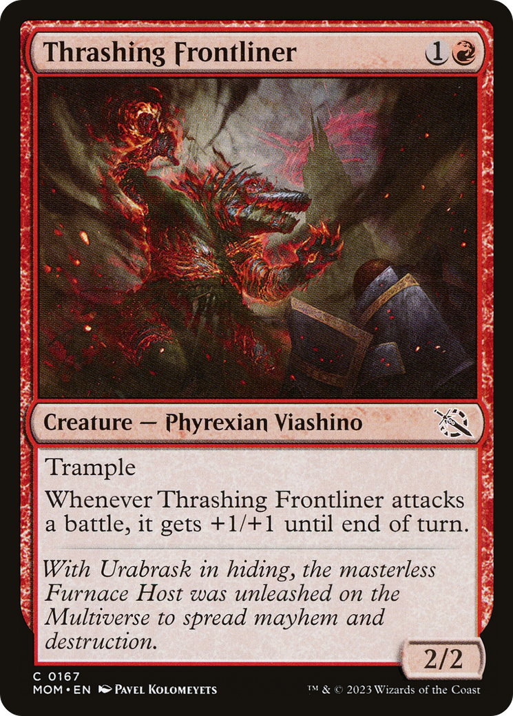 Thrashing Frontliner [March of the Machine] | The Clever Kobold