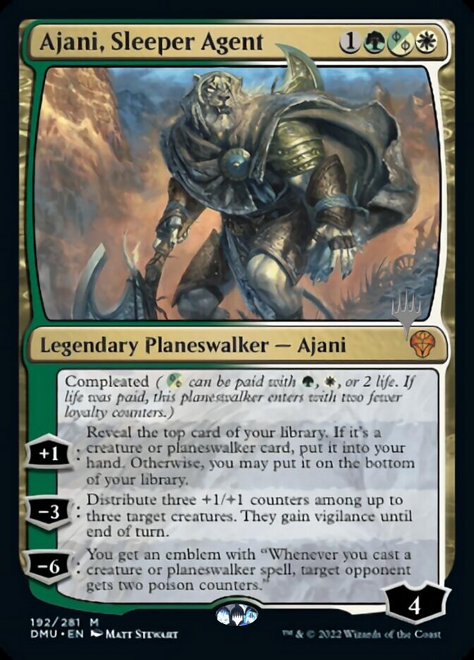 Ajani, Sleeper Agent (Promo Pack) [Dominaria United Promos] | The Clever Kobold