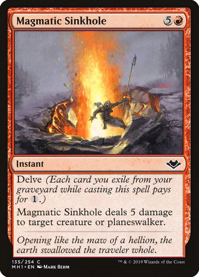 Magmatic Sinkhole [Modern Horizons] | The Clever Kobold