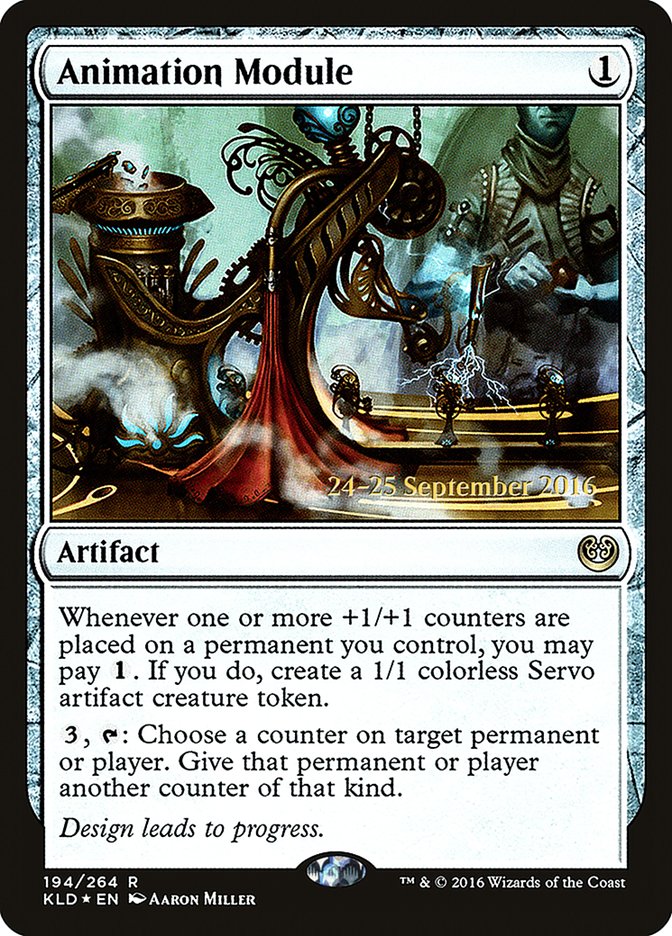 Animation Module [Kaladesh Prerelease Promos] | The Clever Kobold