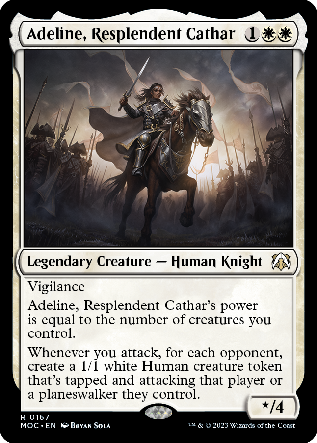 Adeline, Resplendent Cathar [March of the Machine Commander] | The Clever Kobold