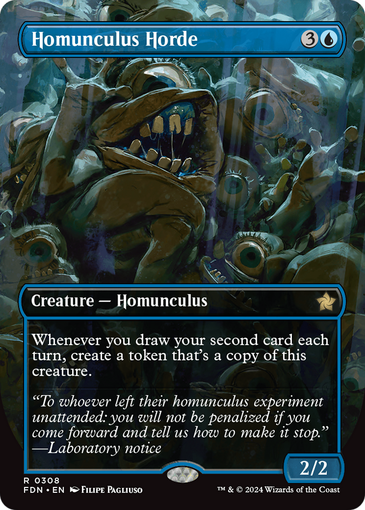 Homunculus Horde (Borderless) [Foundations] | The Clever Kobold