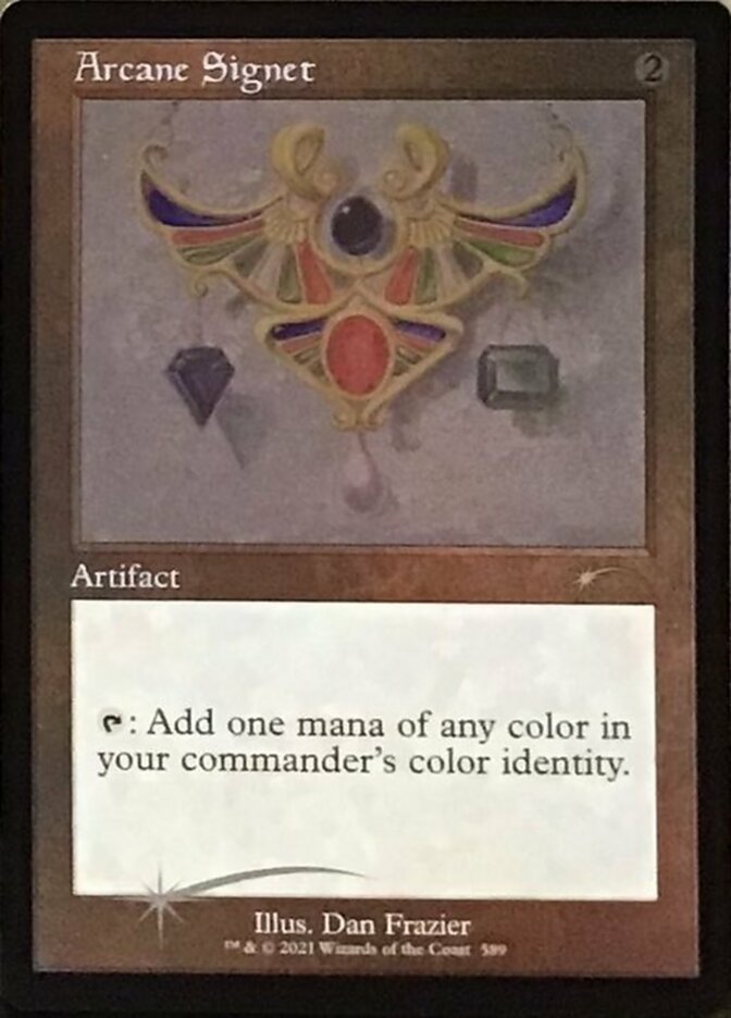 Arcane Signet (Retro) (Foil Etched) [Secret Lair Drop Promos] | The Clever Kobold