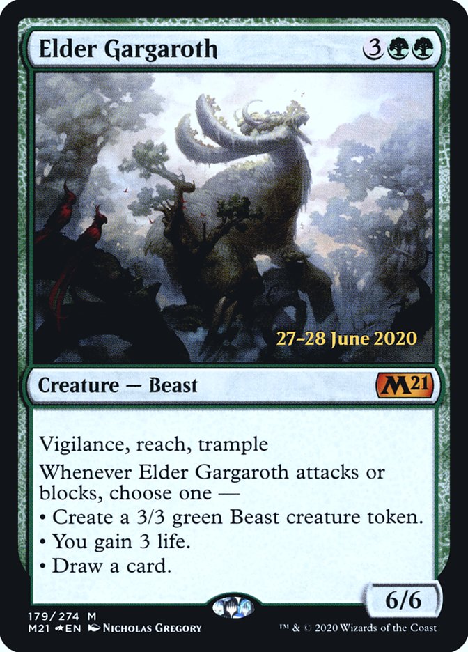 Elder Gargaroth [Core Set 2021 Prerelease Promos] | The Clever Kobold