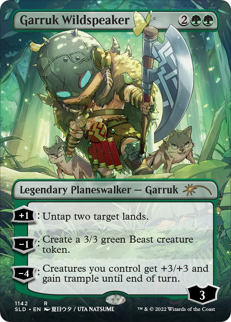 Garruk Wildspeaker (Borderless) [SLD - 1142]