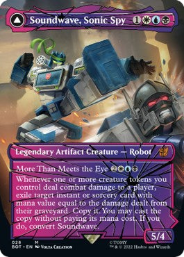 Soundwave, Sonic Spy (Shattered Glass) [BOT - 28]