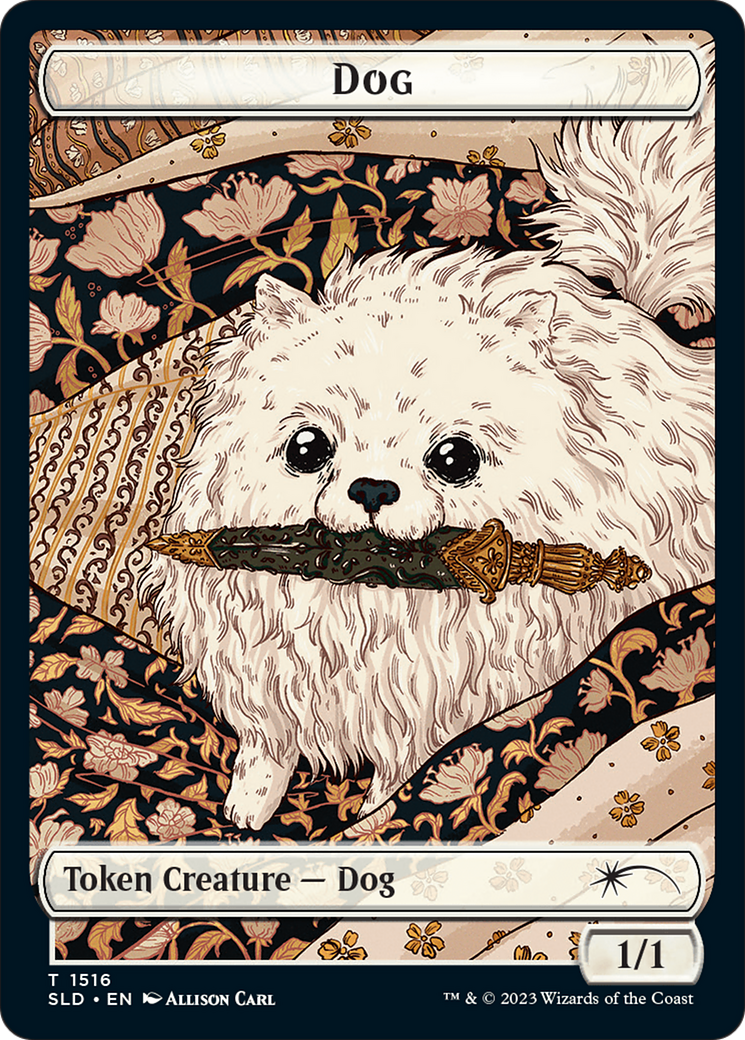 Dog // Cat Double-Sided Token [Secret Lair Commander Deck: Raining Cats and Dogs Tokens] | The Clever Kobold