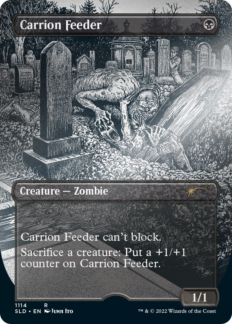 Carrion Feeder (Borderless) (Foil Etched) [SLD - 1114]