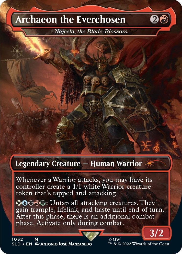 Archaeon the Everchosen - Najeela, the Blade-Blossom (Borderless) [SLD - 1032]