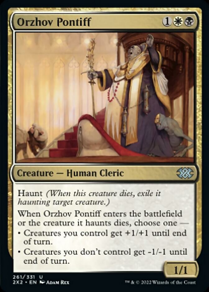 Orzhov Pontiff [Double Masters 2022] | The Clever Kobold