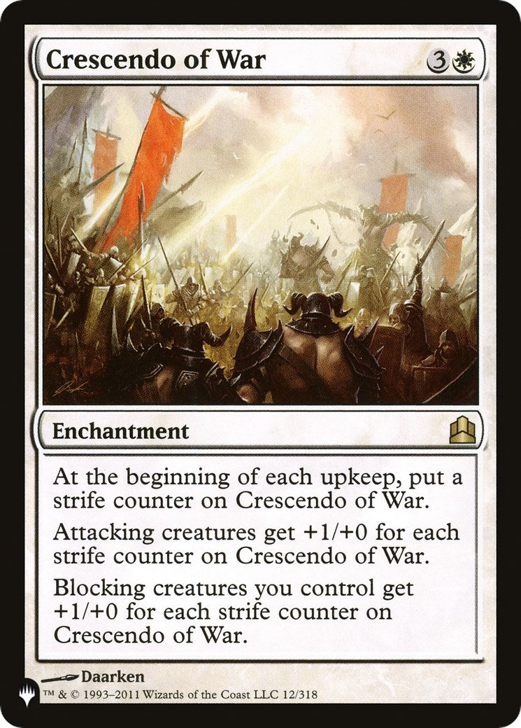 Crescendo of War [LIST - 12/318]