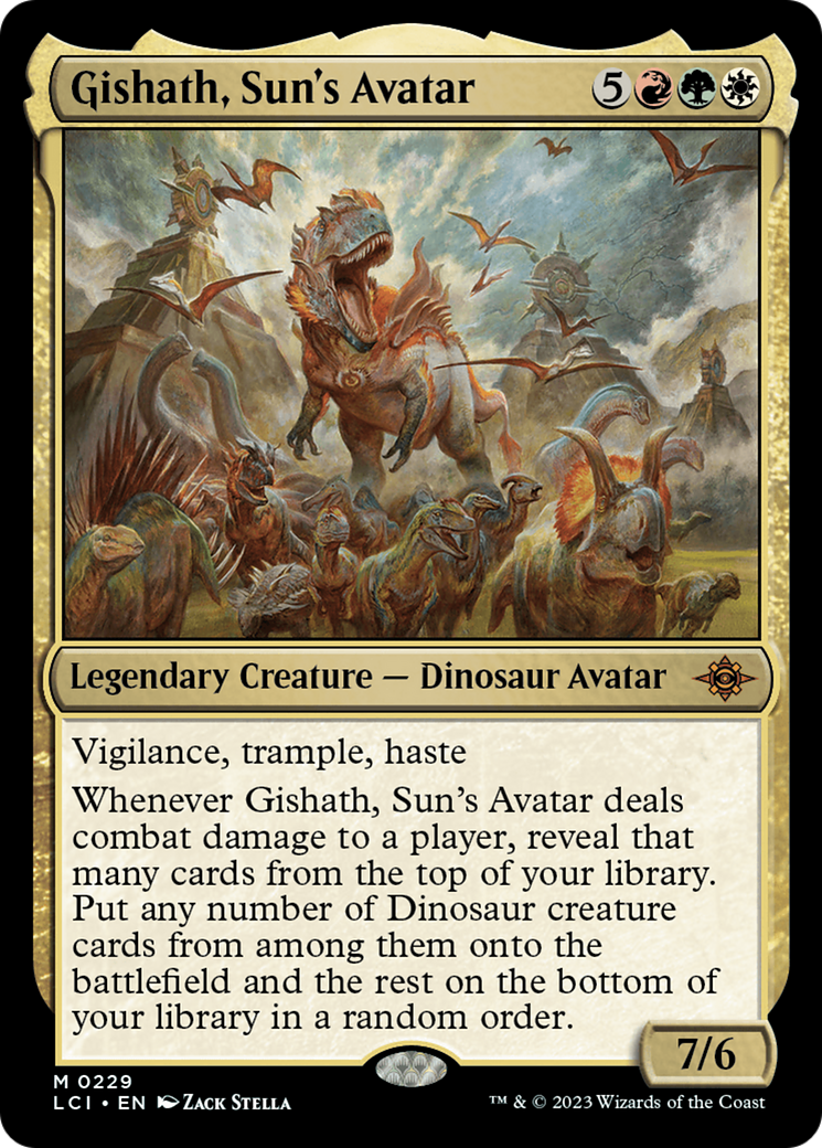 Gishath, Sun's Avatar [The Lost Caverns of Ixalan] | The Clever Kobold