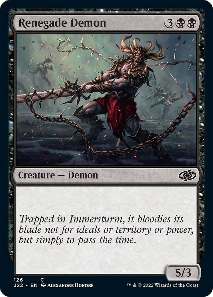 Renegade Demon [J22 - 126]