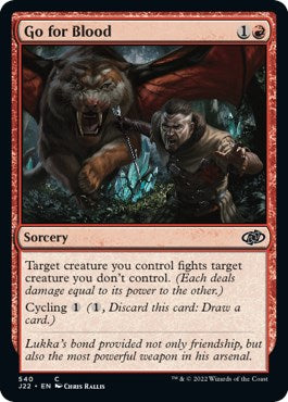 Go for Blood [J22 - 540]